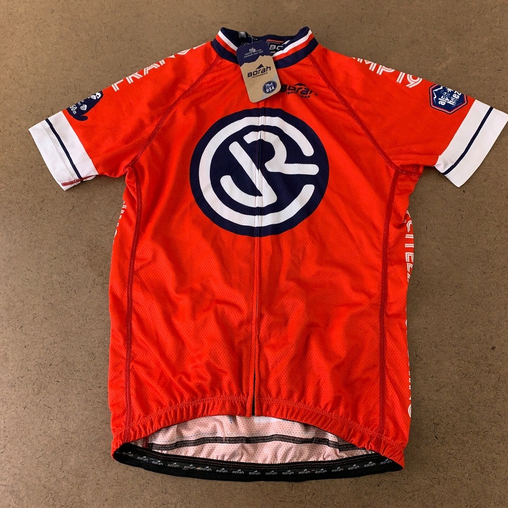 Borah Teamwear Women's Size XL Red Riccitello Coaching Pro Cycling Jersey NWT